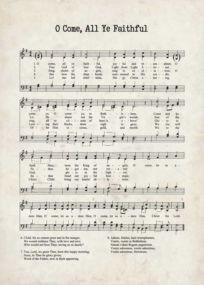 Hymn O Come All Ye Faith