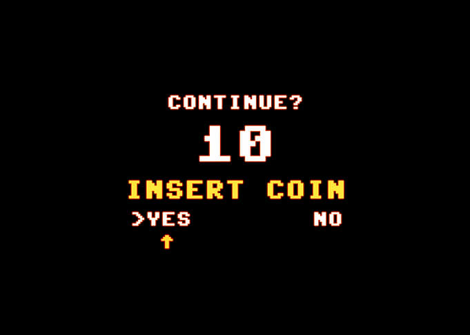 Insert coin c64 hi glow