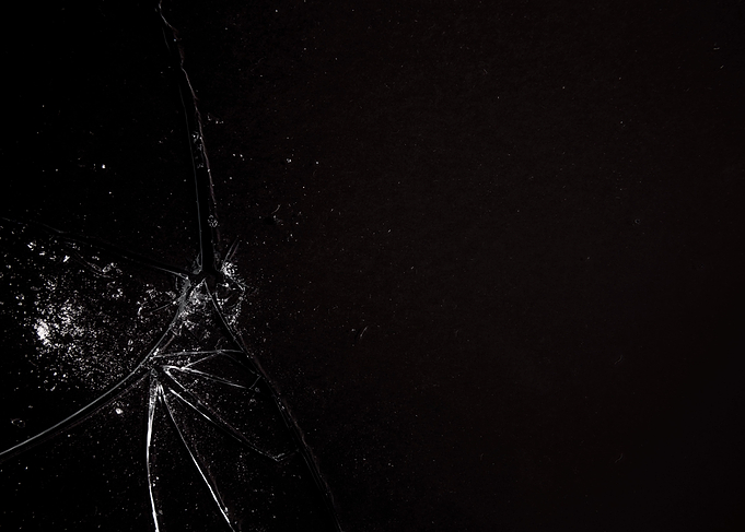 Glass shatter crash left