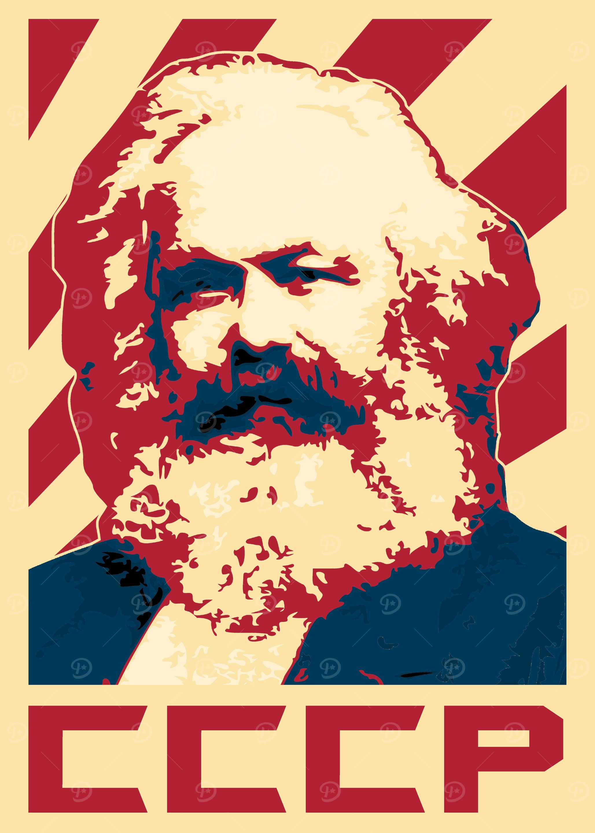 Karl Marx CCCP Propaganda