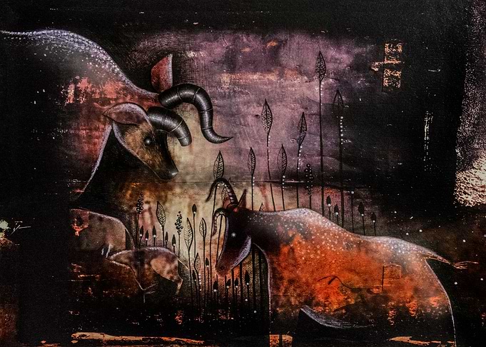 Cattle in nature