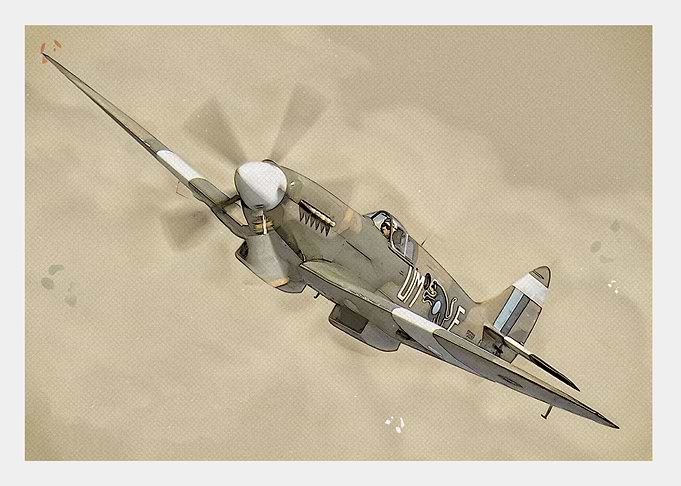 Spitfire framed