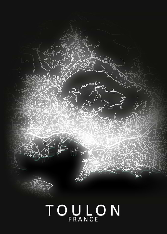 Toulon France City Map