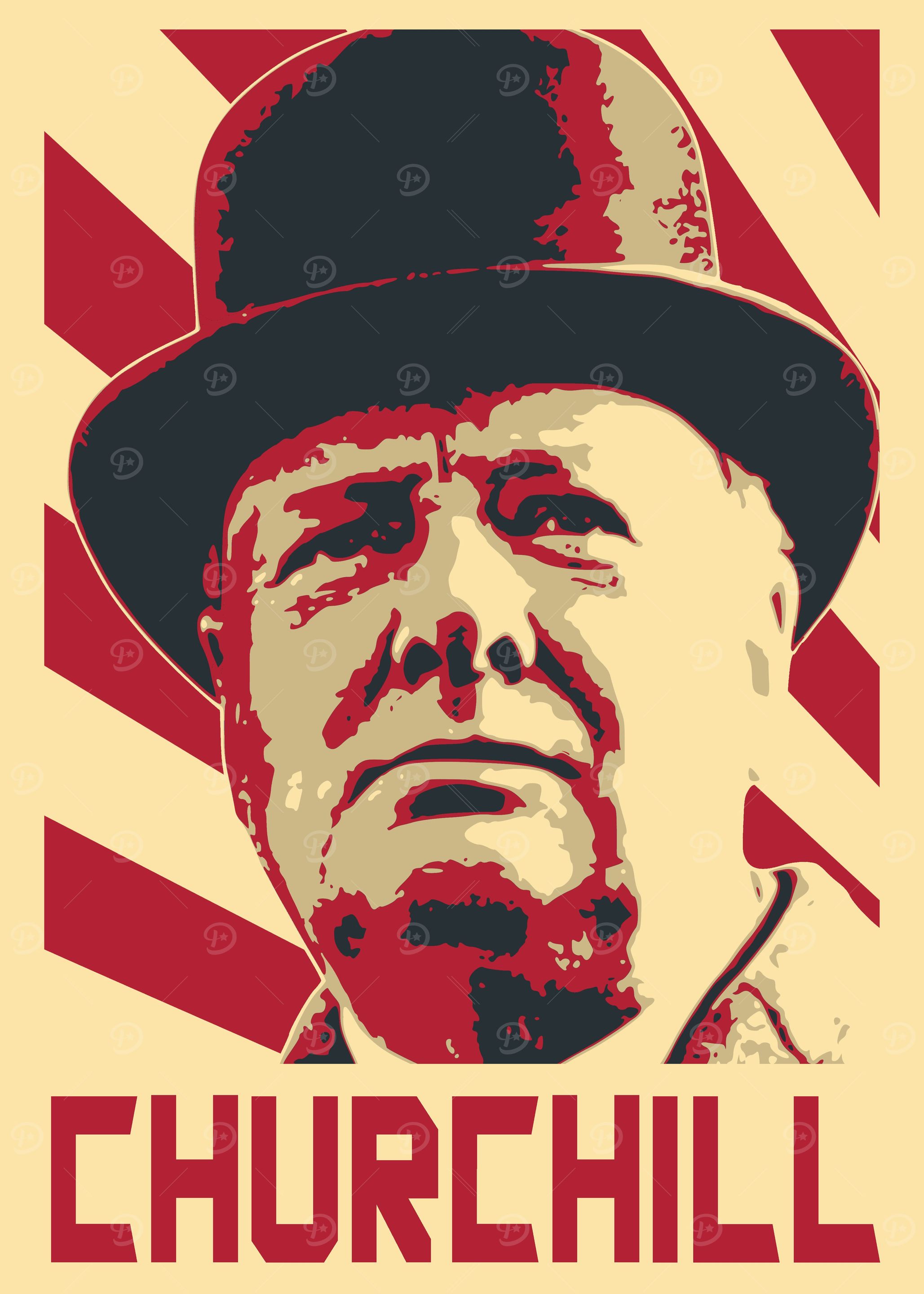 Churchill Retro Propaganda
