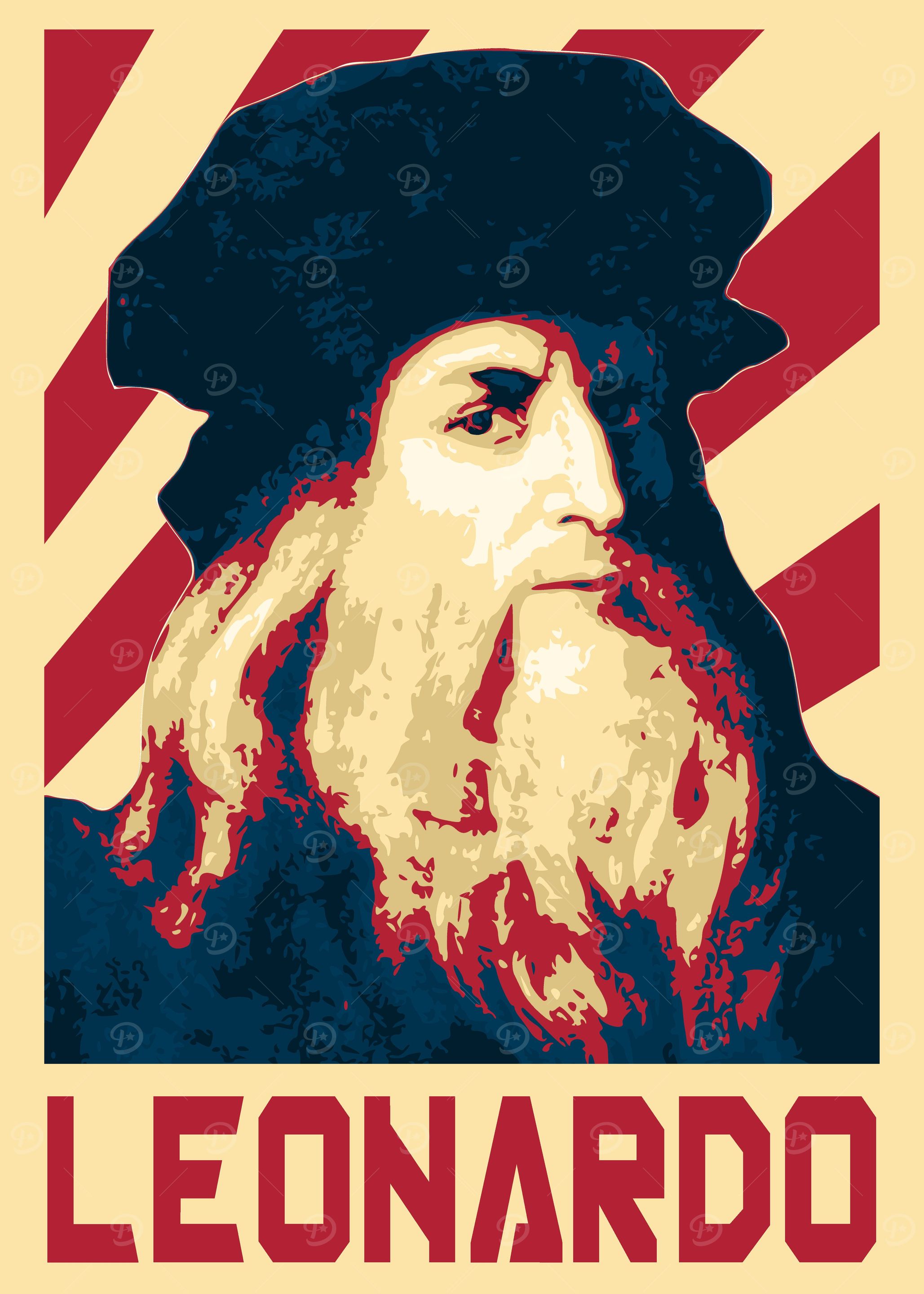 Leonardo Da Vinci Retro