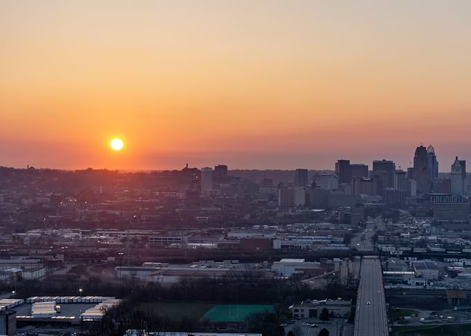The Cincinnati skyline