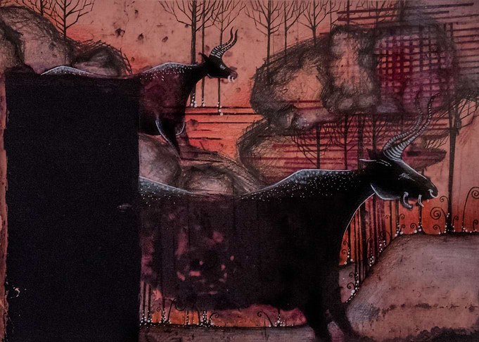 Cattle in nature