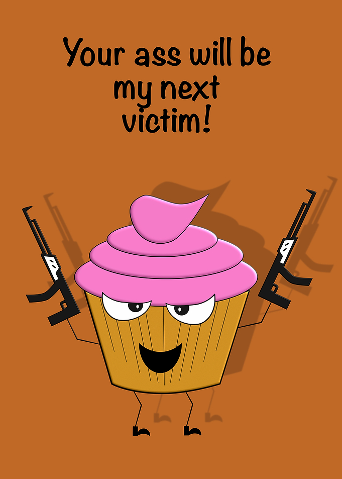 Evil cupcake