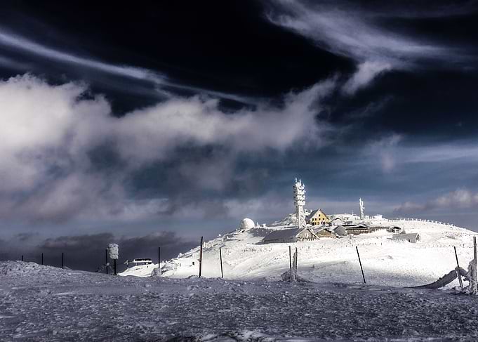 City in Snow