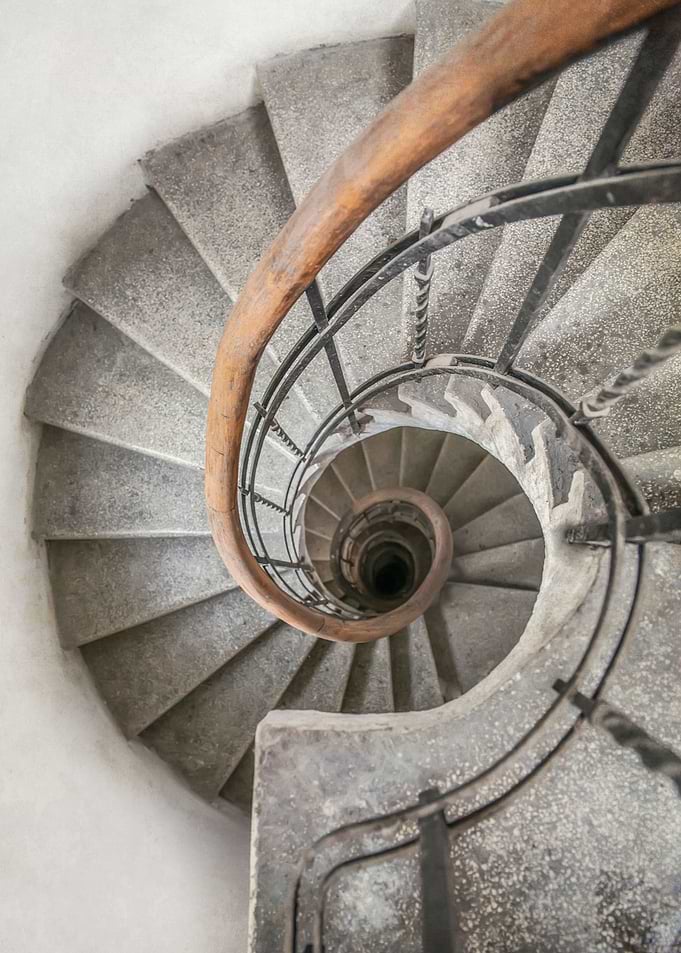 Old abandoned staircase
