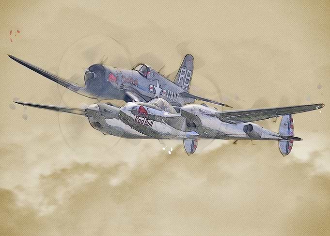 P38 and F8U