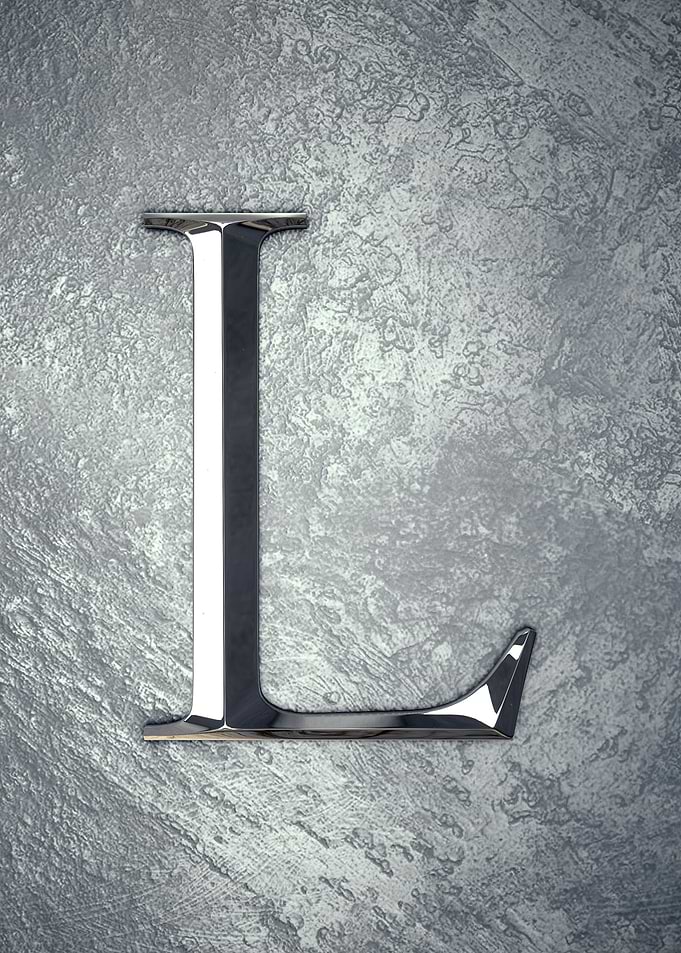 Letter Roman Numbers L 50