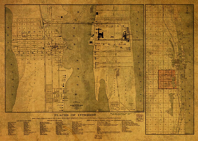 West Palm Beach Map 1907