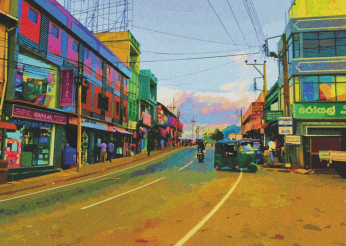 Street in Haputale City II