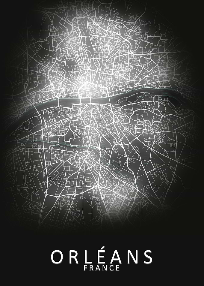 Orleans France City Map