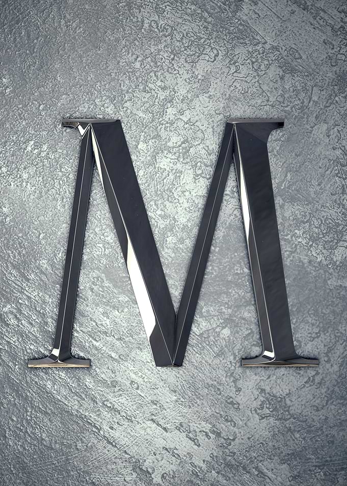Letter Roman Numbers M1000