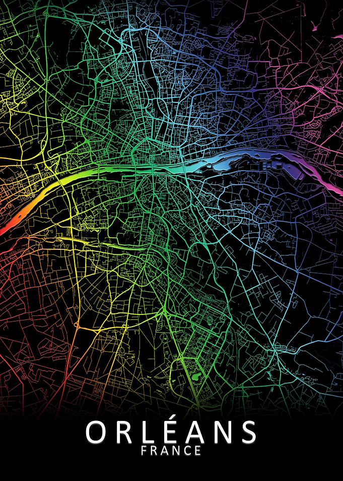 Orleans France City Map