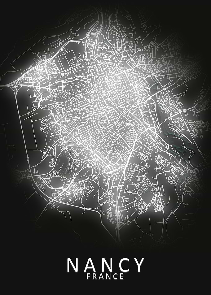 Nancy France City Map