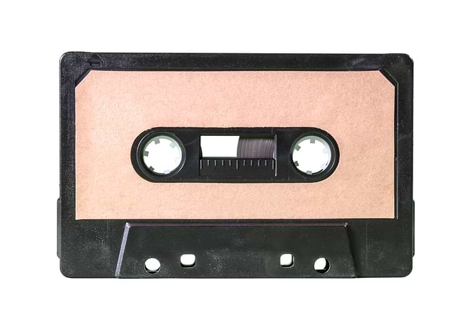 Cassette black beige warm