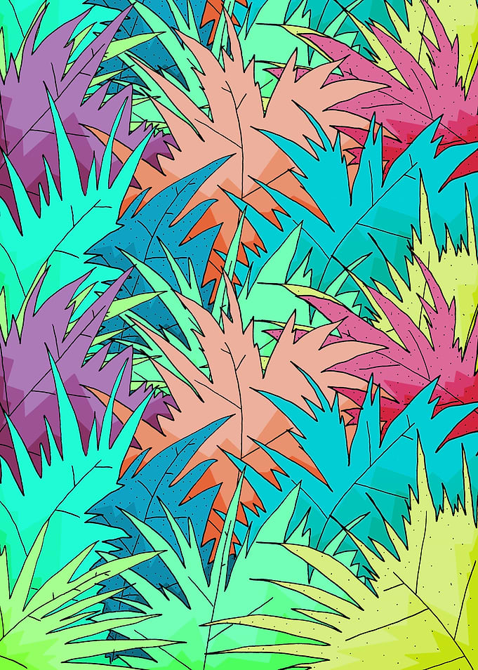Tropical leaves 2