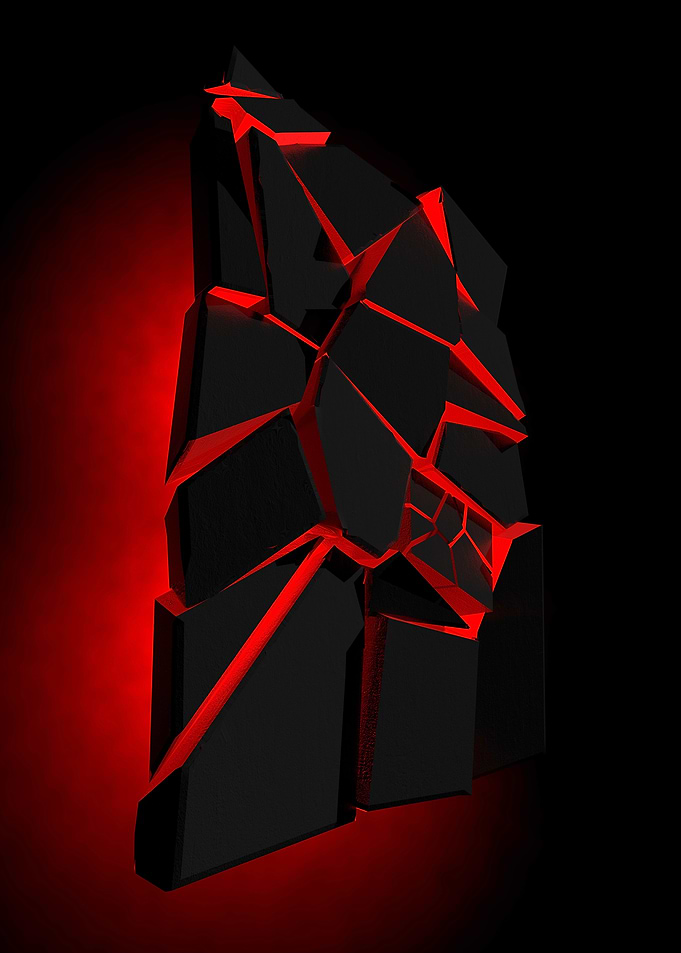Voronoi block red left