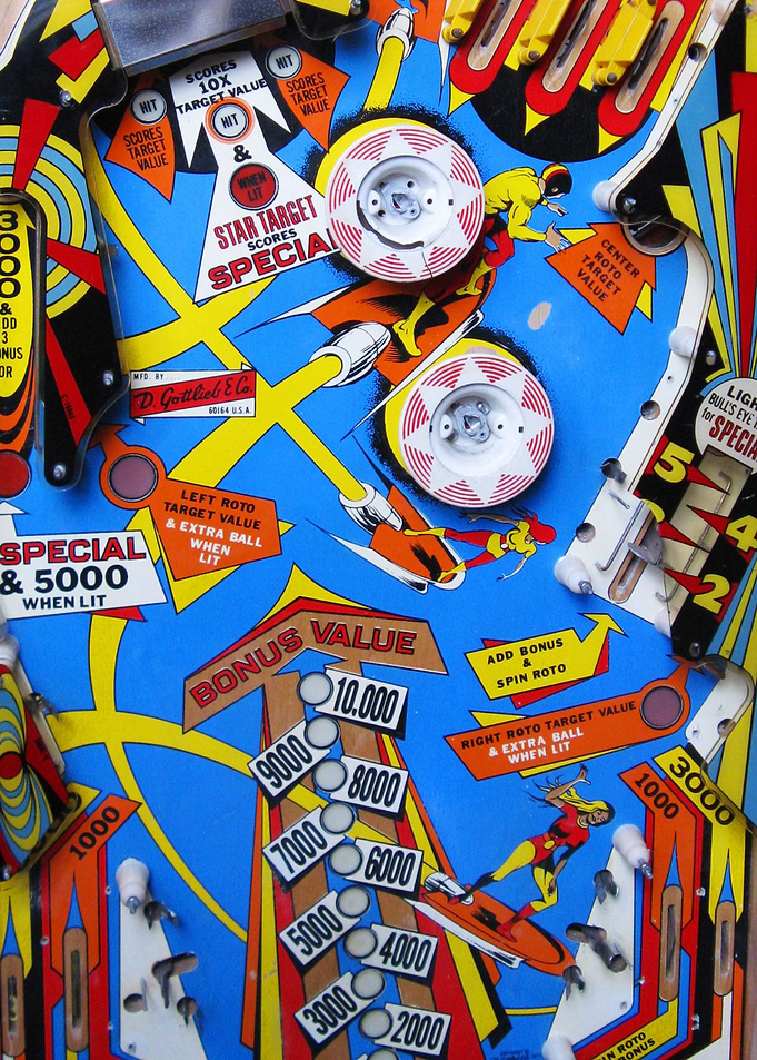 Restored pinball