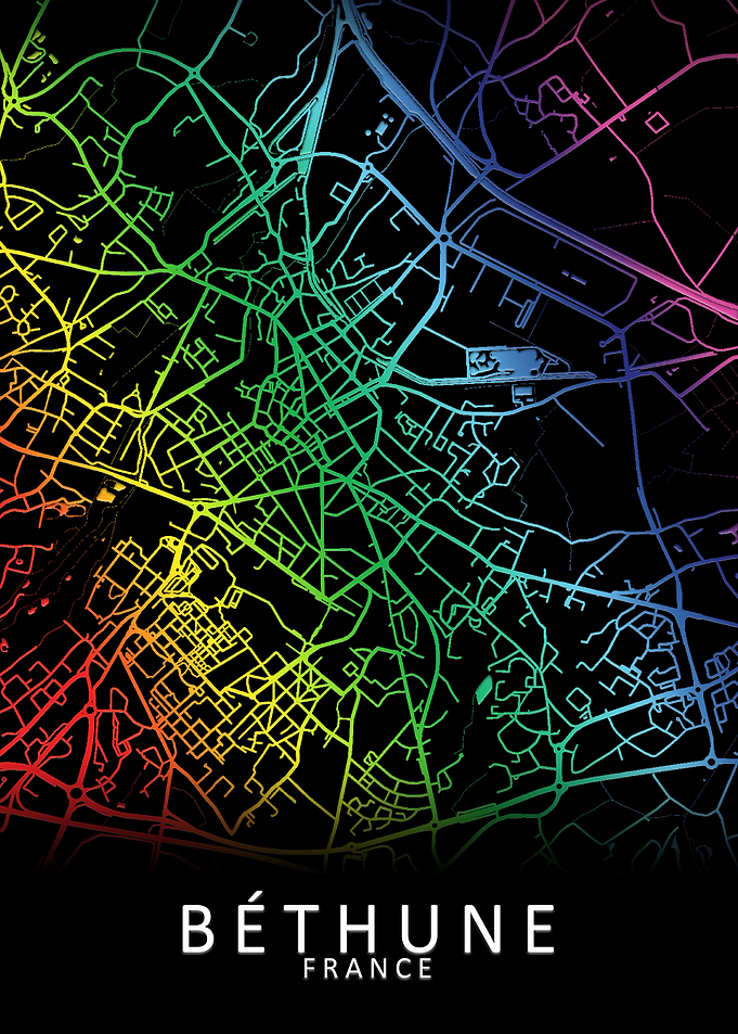 Bethune France City Map