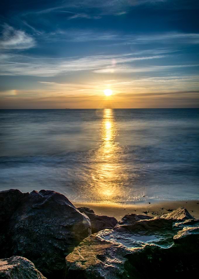 Sunrise Over Sea