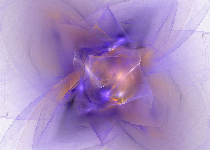 Folds In Purple and Orange