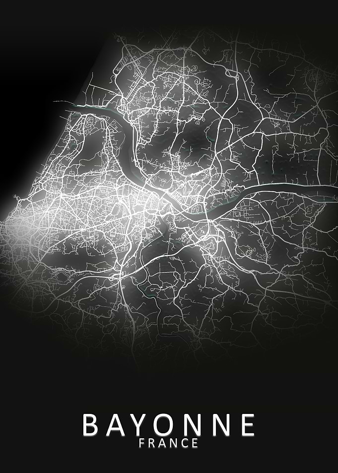 Bayonne France City Map