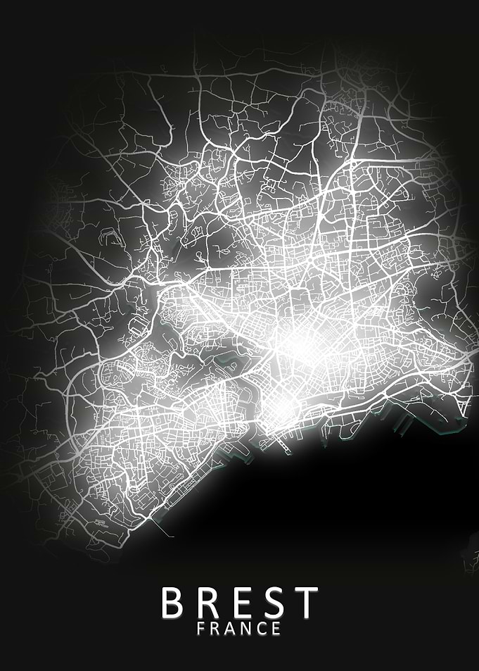 Brest France City Map