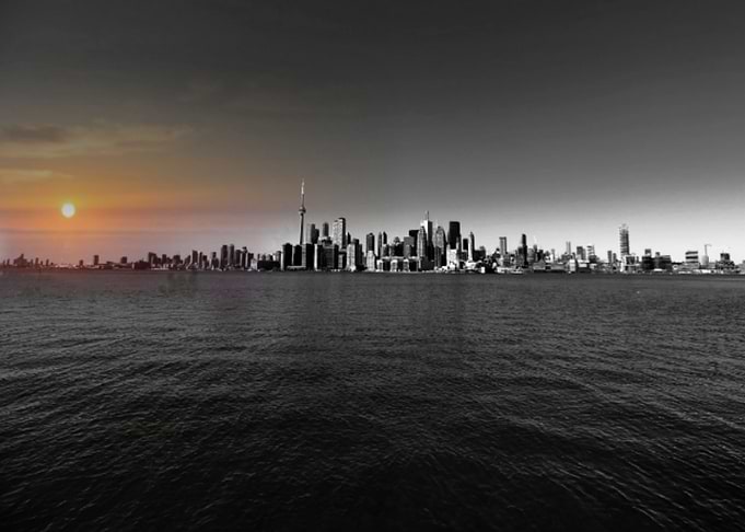Sunset Cityscape
