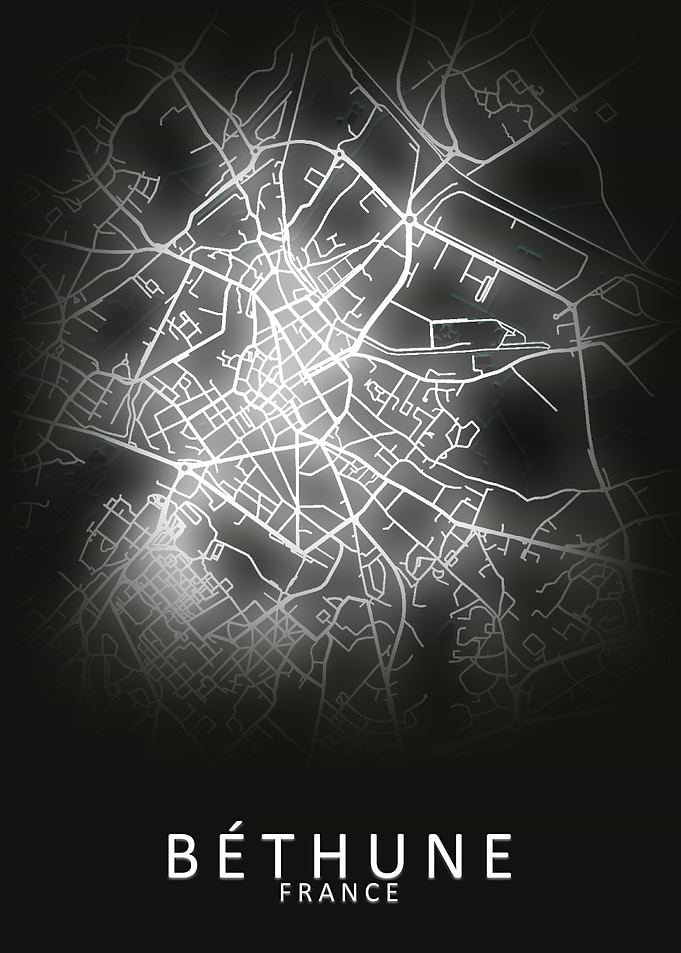 Bethune France City Map