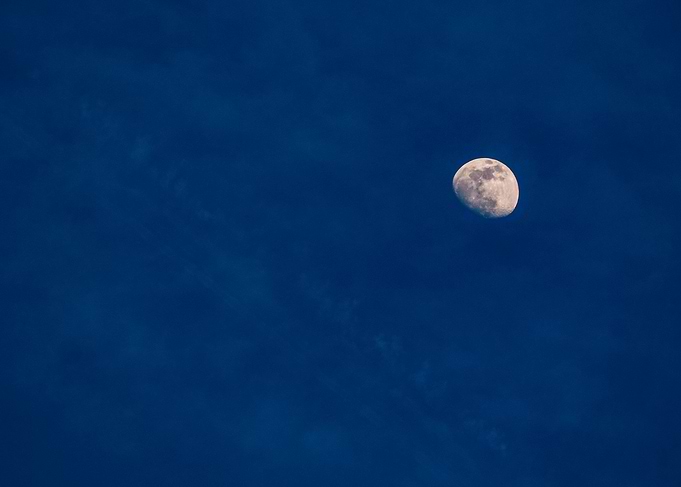 Moon in the sky