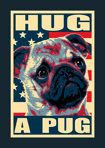 Hug A Pug USA Propaganda