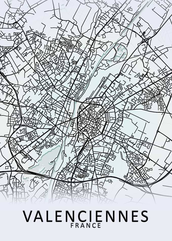 Valenciennes France Map