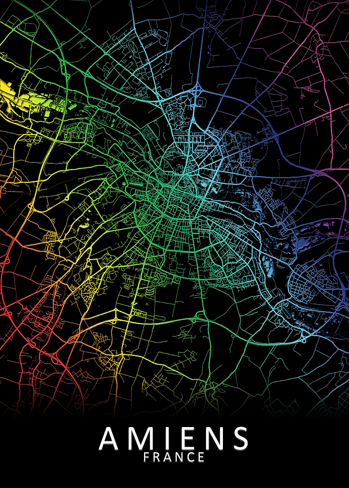 Amiens France City Map