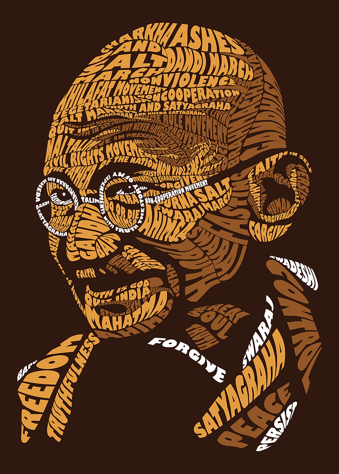 Gandhi Typography