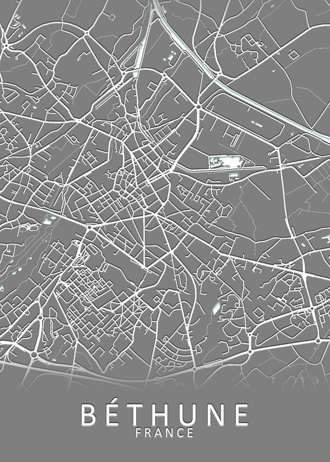 Bethune France City Map