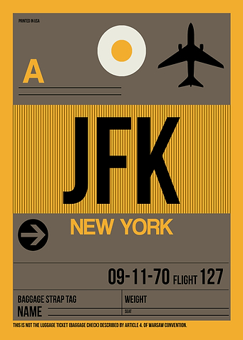 JFK Luggage Tag