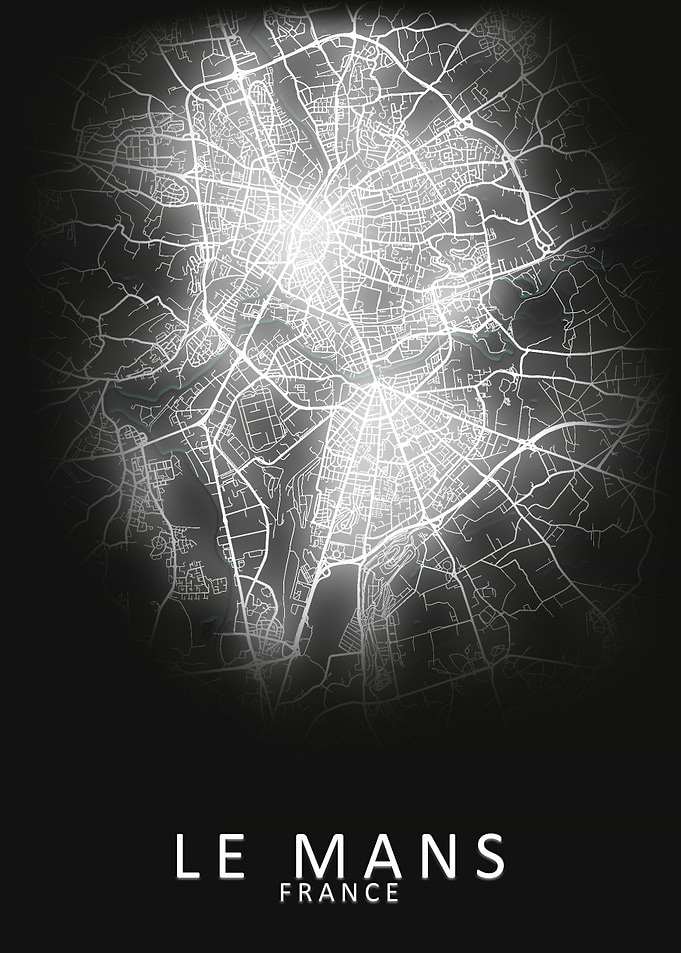 Le Mans France City Map