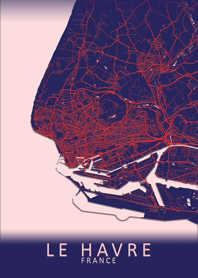 Le Havre France City Map