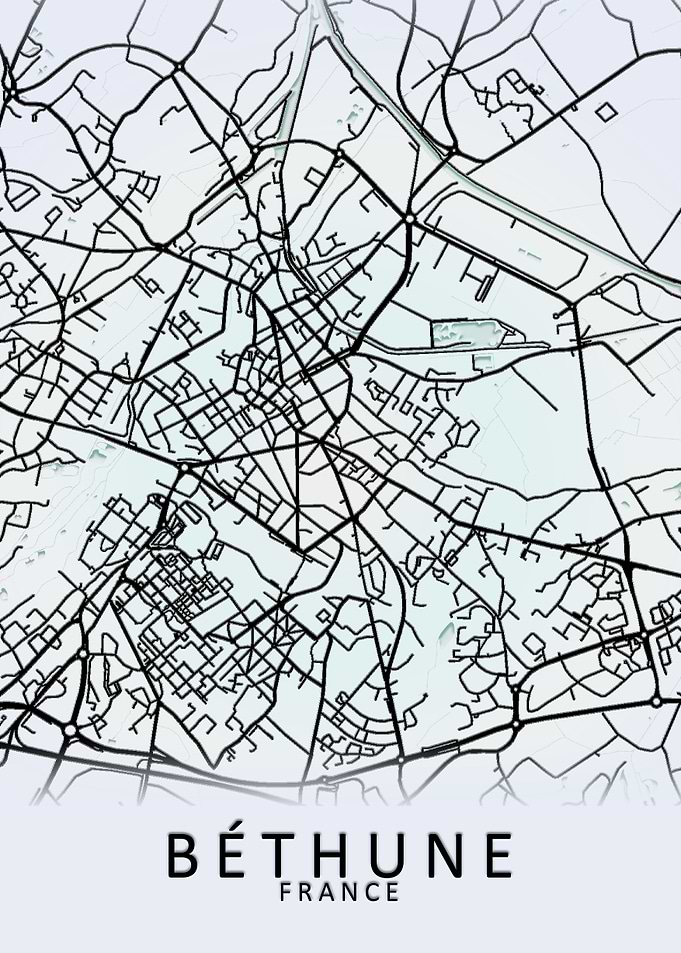 Bethune France City Map