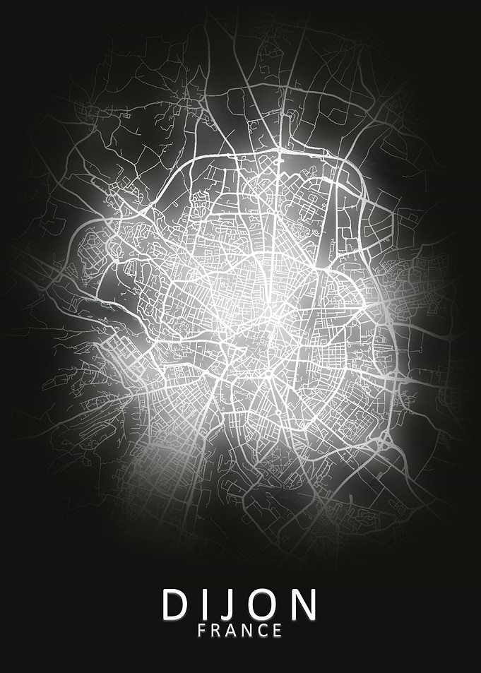 Dijon France City Map