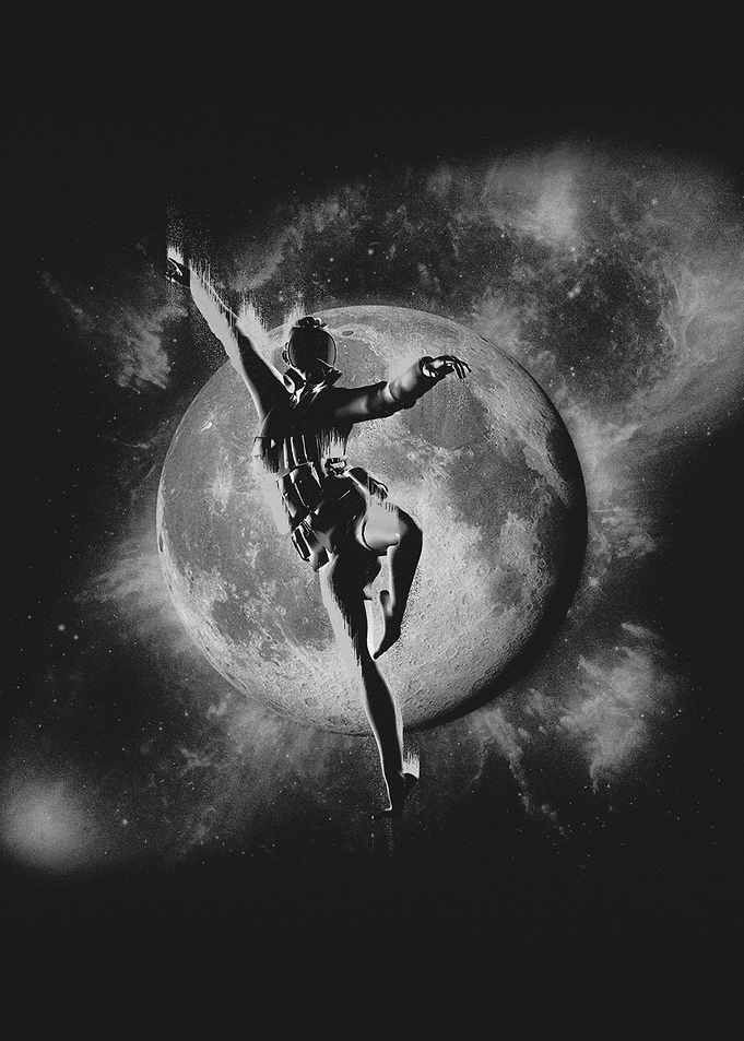 Dancing in the moon