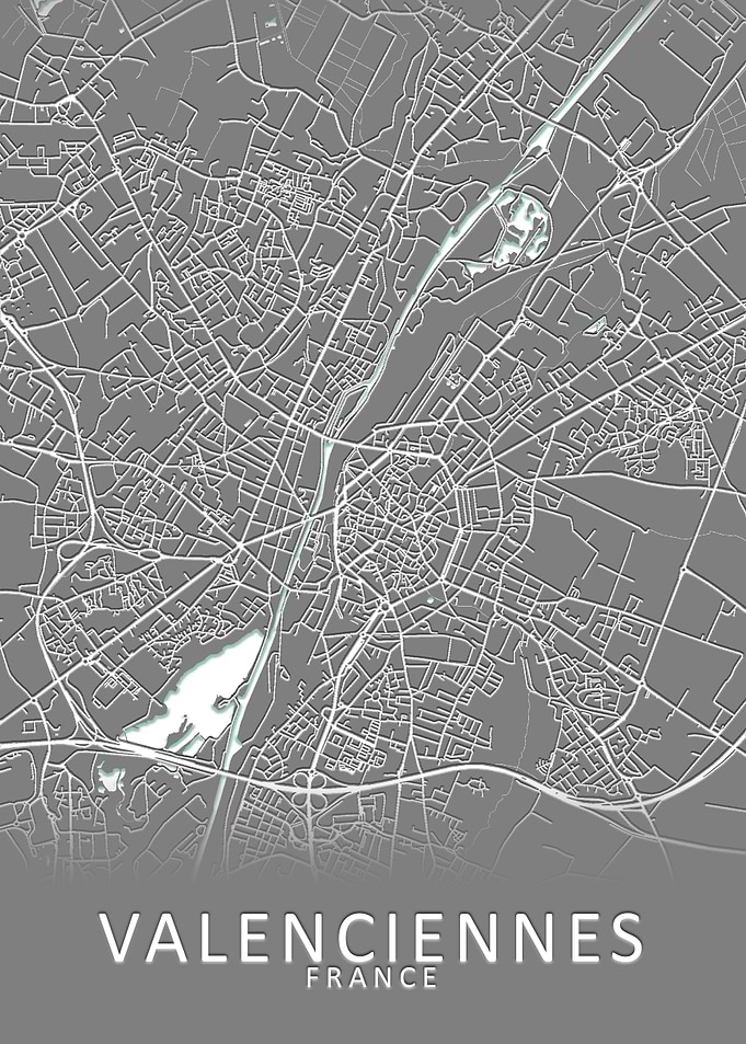 Valenciennes France Map