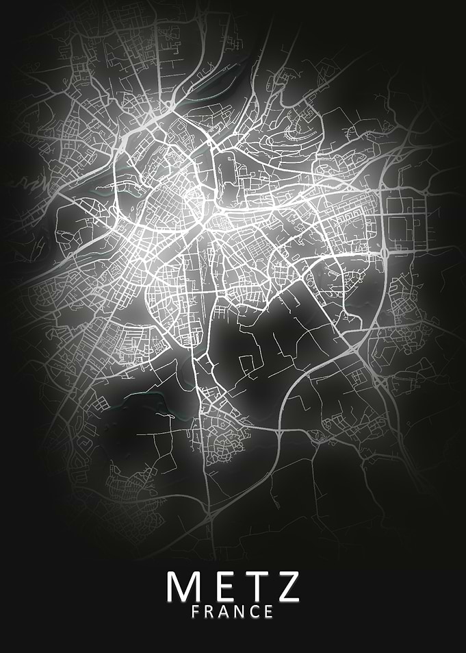 Metz France City Map