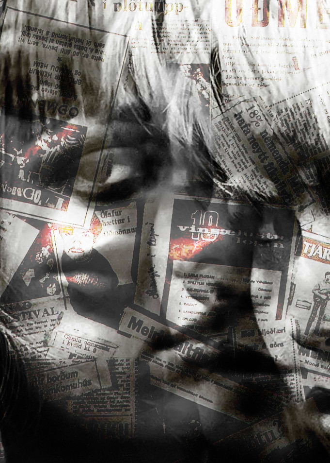 Newspaper of face