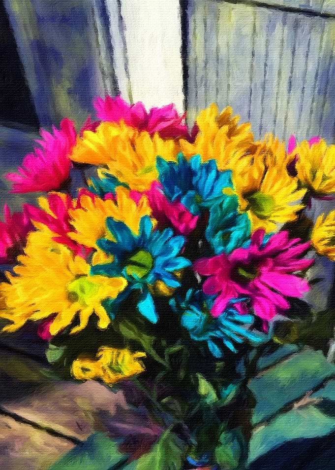 Flowers At The Door