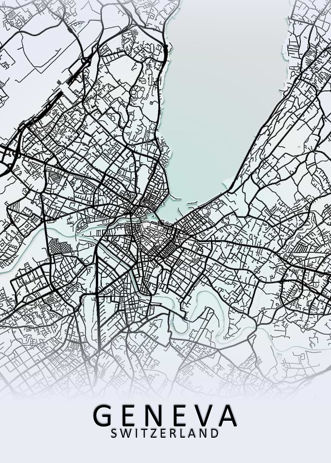 Geneva Switzerland Map